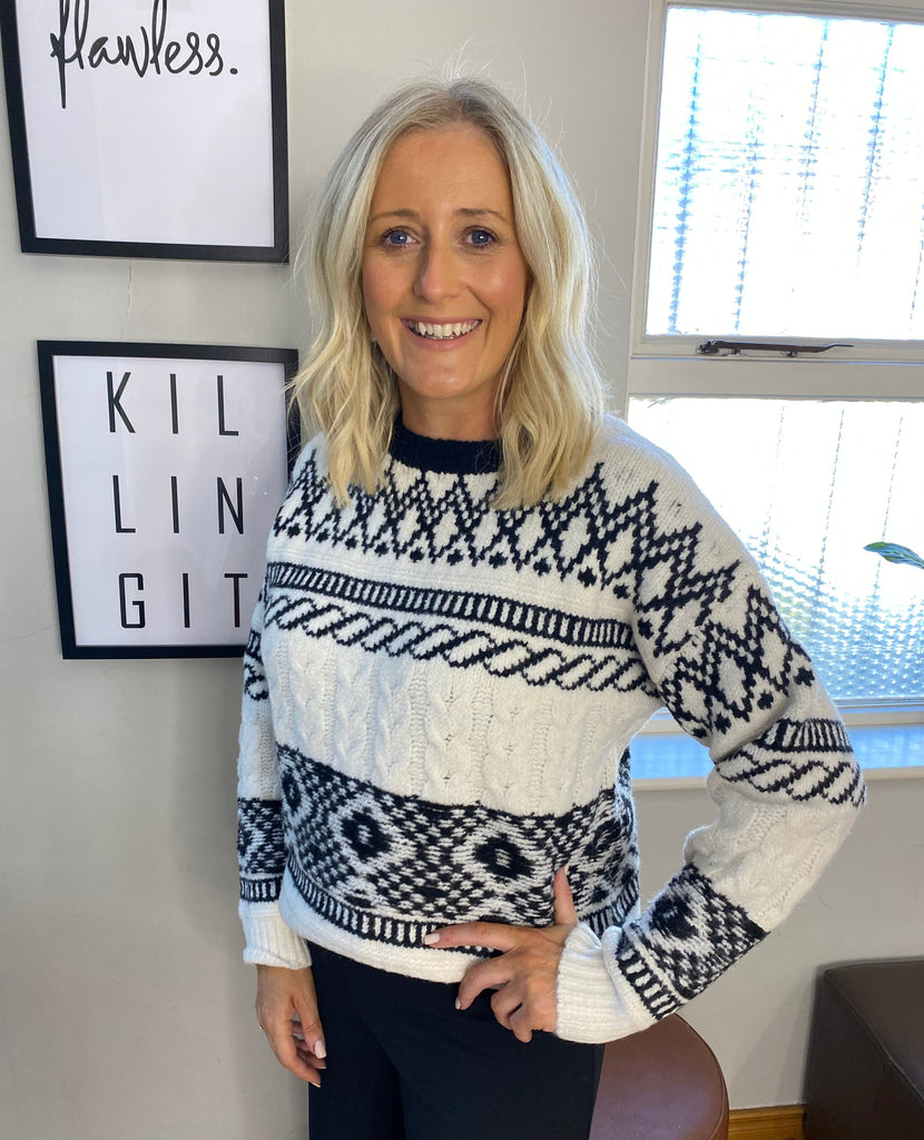 Chunky Knit Oversized Jumper Tops & knitwear Elmay Boutique 