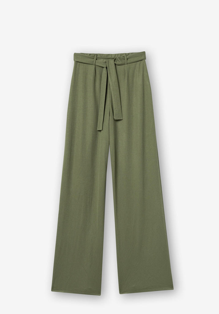 Green Comfort Fit Trouser Trousers & Skirts Elmay Boutique 