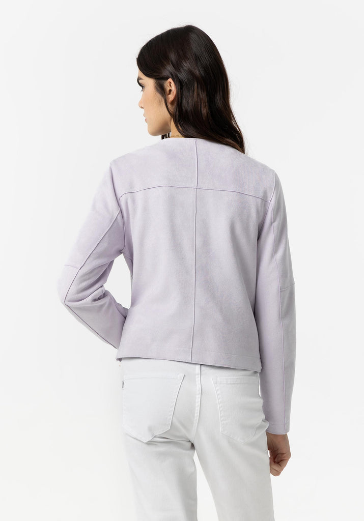 Lilac Washable Suede Jacket Coats & Jackets Elmay Boutique 