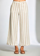 Peruzzi Neutral Stripe Trouser Trousers & Skirts Elmay Boutique 