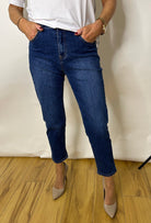 Tapered Straight Leg Jean Trousers & Skirts Elmay Boutique 