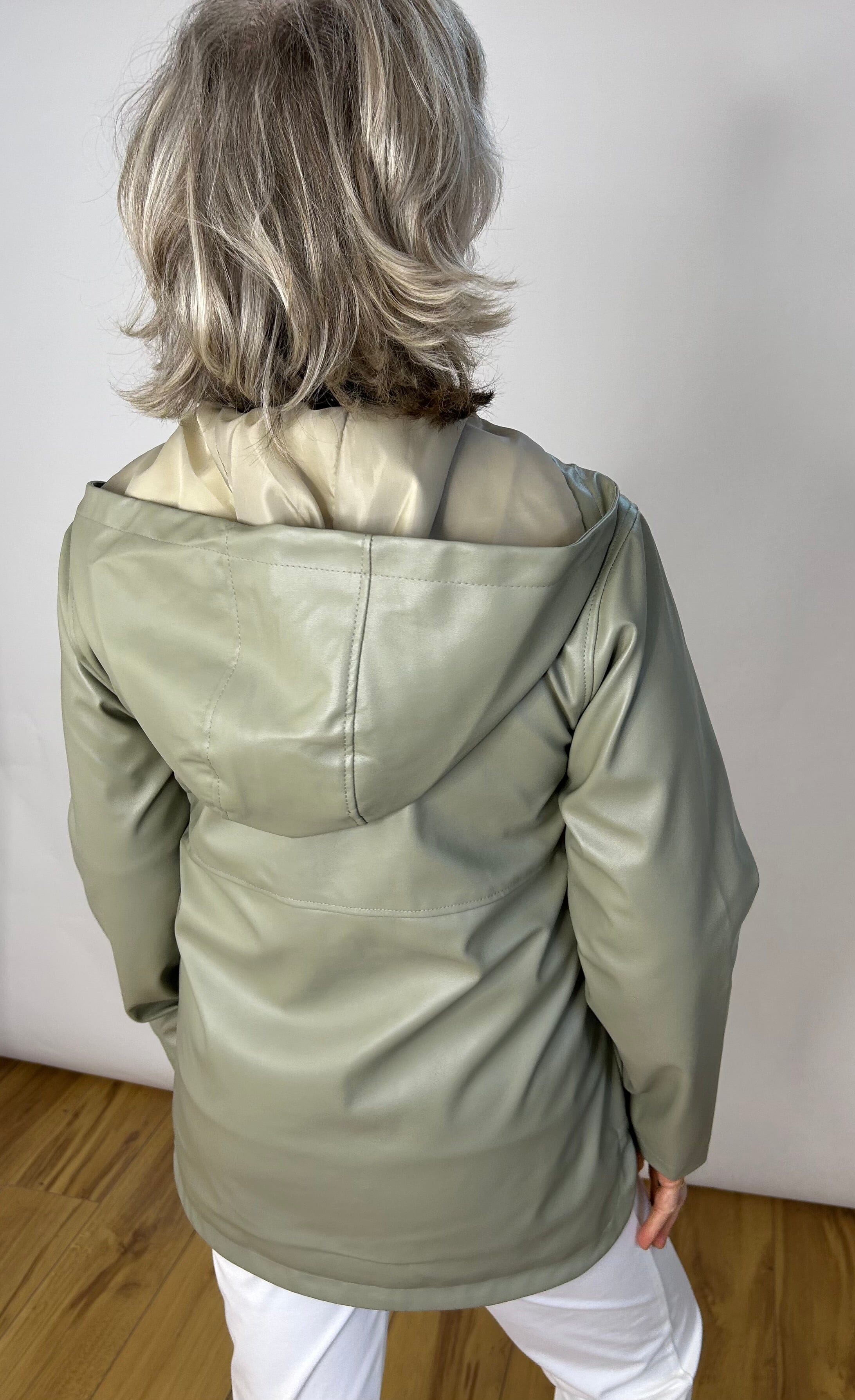 Tiffosi Green Hooded Jacket Coats & Jackets Elmay Boutique 