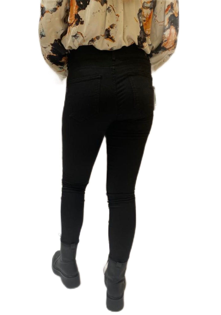 Black Bum-Lift Skinny Jean Trousers & Skirts Elmay Boutique 