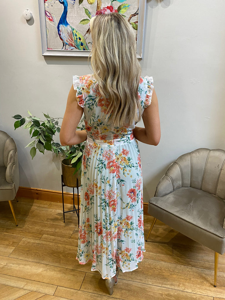 Delicate Floral Print Dress Dresses Elmay Boutique 