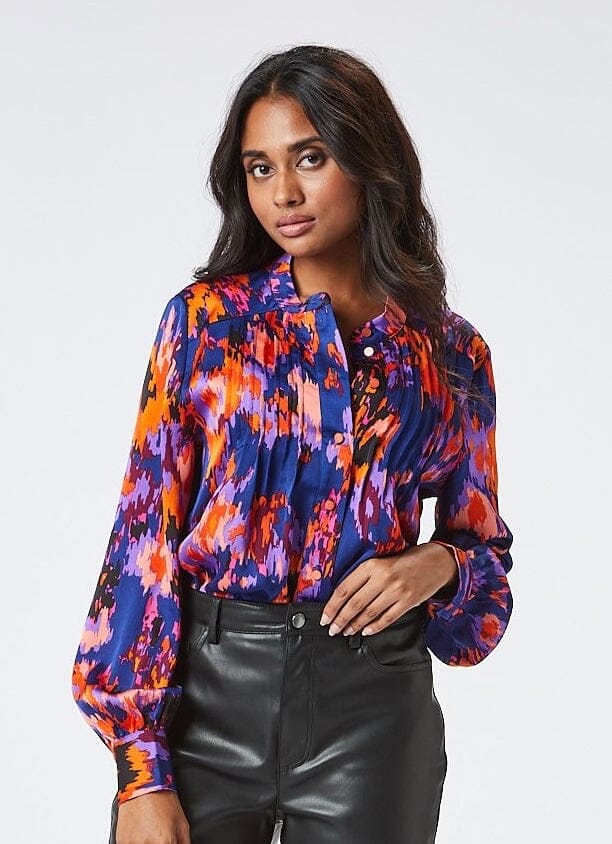 Vibrant Print Shirt Top Tops & knitwear Elmay Boutique 